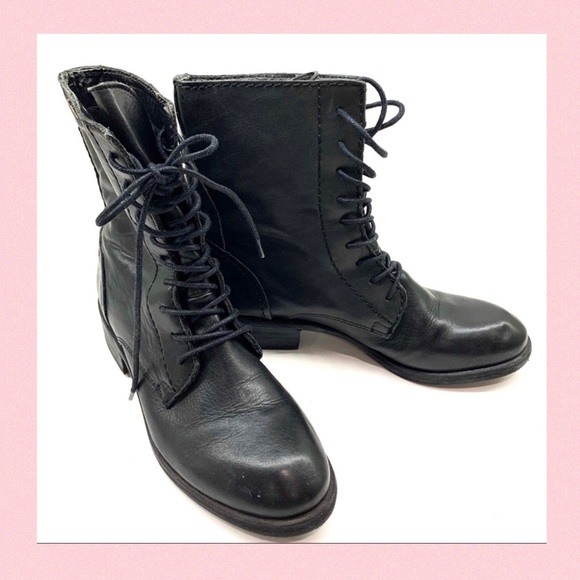 Sam Edelman Shoes - Sam Edelman Karla Black Leather Boots Sz 6